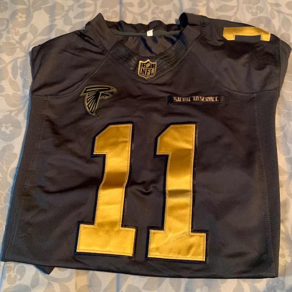 Limited Falcons Salute to Service Jones Jersey